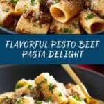 Pesto Beef Pasta Recipe