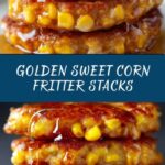 Sweet Corn Fritter Stacks with Honey Butter Recipe