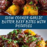 Slow Cooker Garlic Butter Beef Bites & Potatoes Recipe