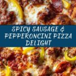 Spicy Sausage and Pepperoncini Thin Crust Pizza Recipe