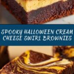 Halloween Cream Cheese Swirl Brownies Recipe