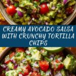 Avocado Salsa with Tortilla Chips Recipe