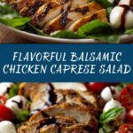 Balsamic Chicken Caprese Salad Recipe