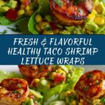 Healthy Taco Shrimp Lettuce Wraps Recipe