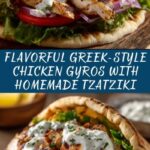 Greek-Style Chicken Gyros with Homemade Tzatziki Everyone Will Love Recipe