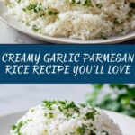 Garlic Parmesan Rice Recipe