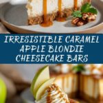 Caramel Apple Blondie Cheesecake Recipe