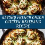French Onion Chicken Meatballs Recipe