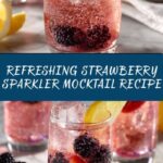 Strawberry Sparkler Mocktail Recipe