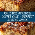 Rhubarb Streusel Coffee Cake Recipe
