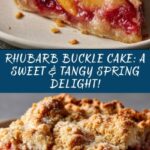 Rhubarb Buckle: A Rustic and Charming Spring Cake Recipe