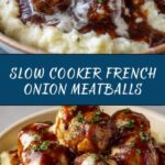 Crock Pot French Onion Meatballs Recipe