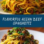 Asian-Style Ground Beef Spaghetti Recipe