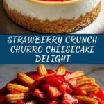 Strawberry Crunch Churro Cheesecake Recipe