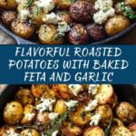 Roasted Potatoes with Baked Feta and Garlic Recipe