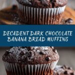 Dark Chocolate Banana Bread Muffins Recipe