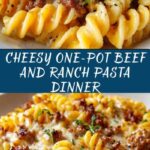 One-Pot Beef and Cheddar Ranch Pasta Recipe