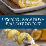 Velvet Lemon Cream Roll Cake Recipe