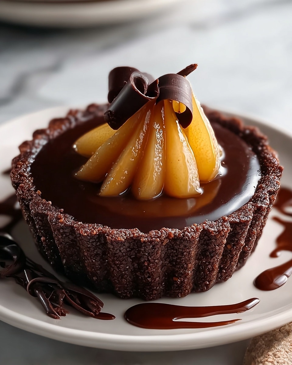 Salted Caramel Chocolate Tart Recipe - Recipe Image