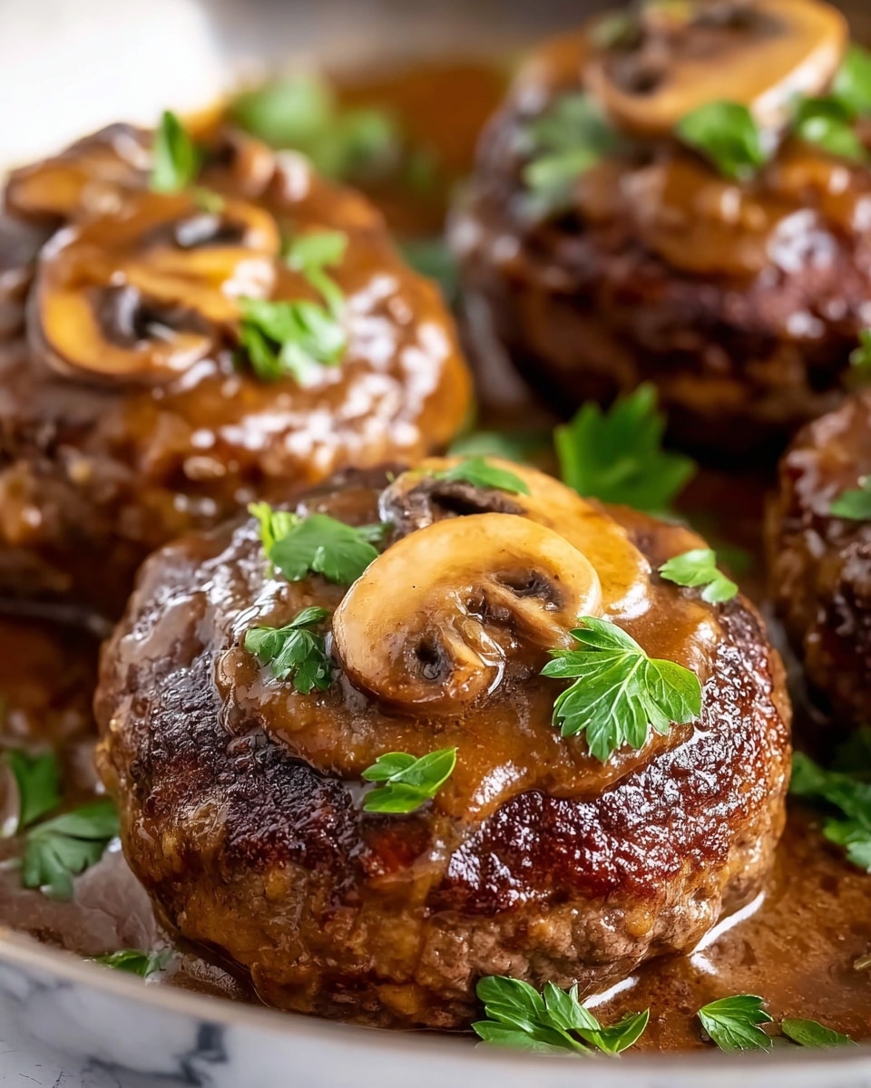 Easy Homemade Salisbury Steak Recipe - Recipe Image