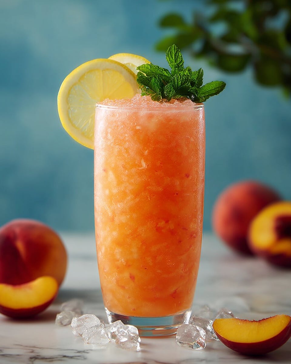 Frozen Peach Lemonade: The Ultimate Summer Cooler Recipe - Recipe Image