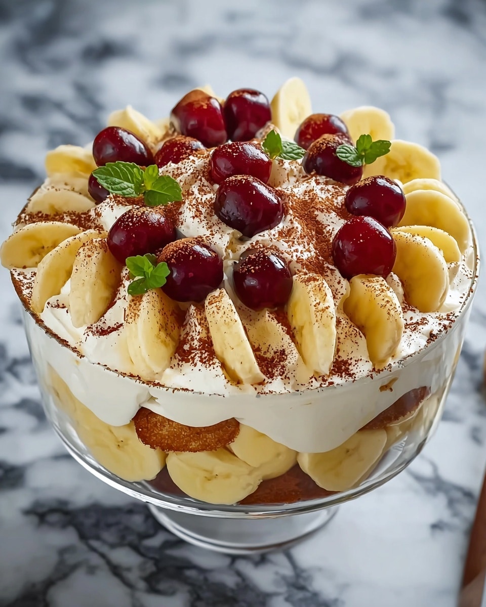 Lightened Almond Pound Cake Fruit Trifle Recipe - Recipe Image