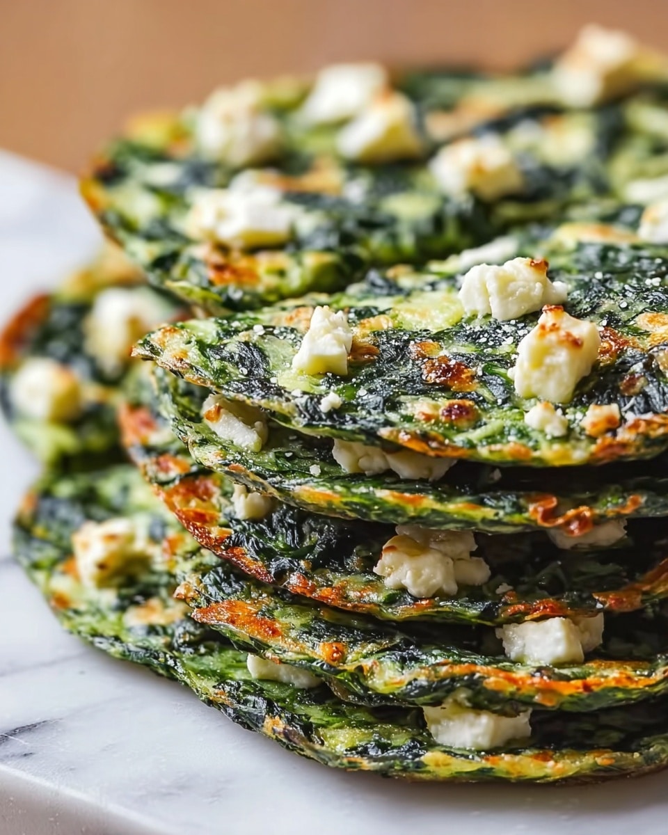 Mediterranean Spinach and Feta Crisps Recipe - Recipe Image