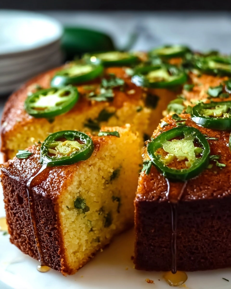 Jalapeno Cornbread with Tangy Lime Honey Glaze Recipe - Recipe Image
