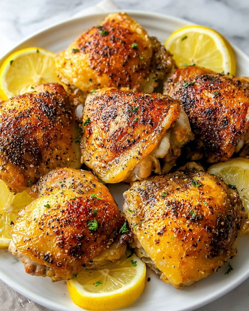 Juicy Baked Chicken Thighs Recipe - Recipe Image