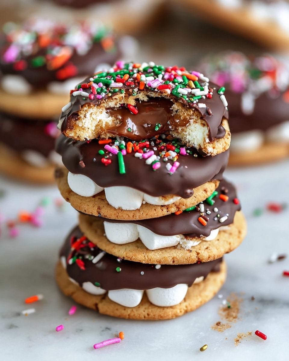 Chocolate Peanut Butter Stacks Recipe - Recipe Image