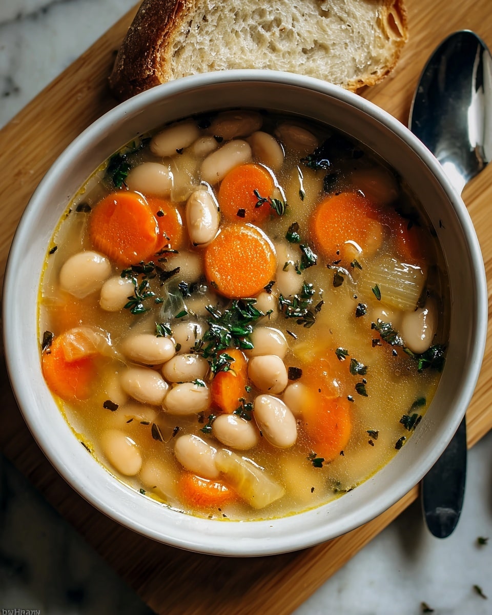 Great Northern Bean Soup with Carrots Recipe - Recipe Image