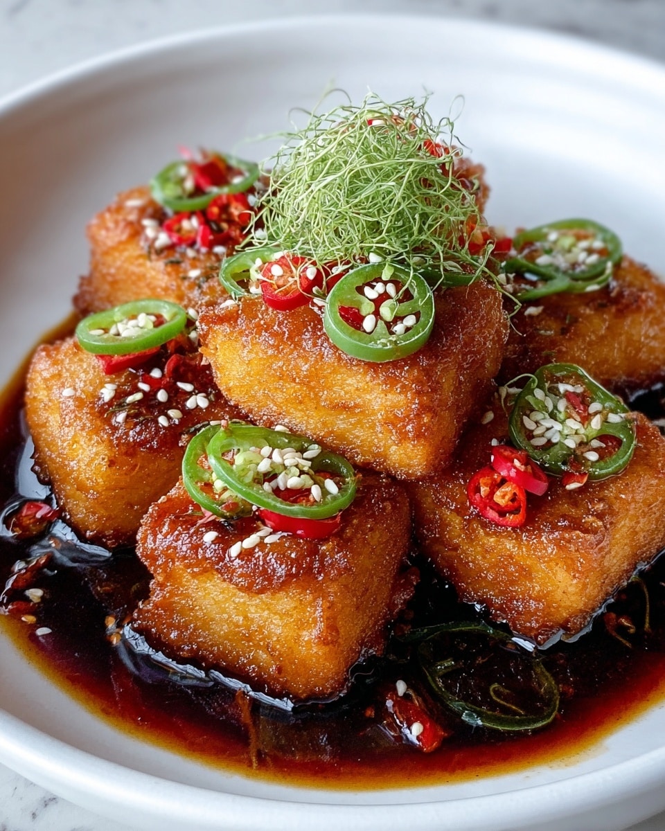 Korean Braised Tofu Recipe - Recipe Image