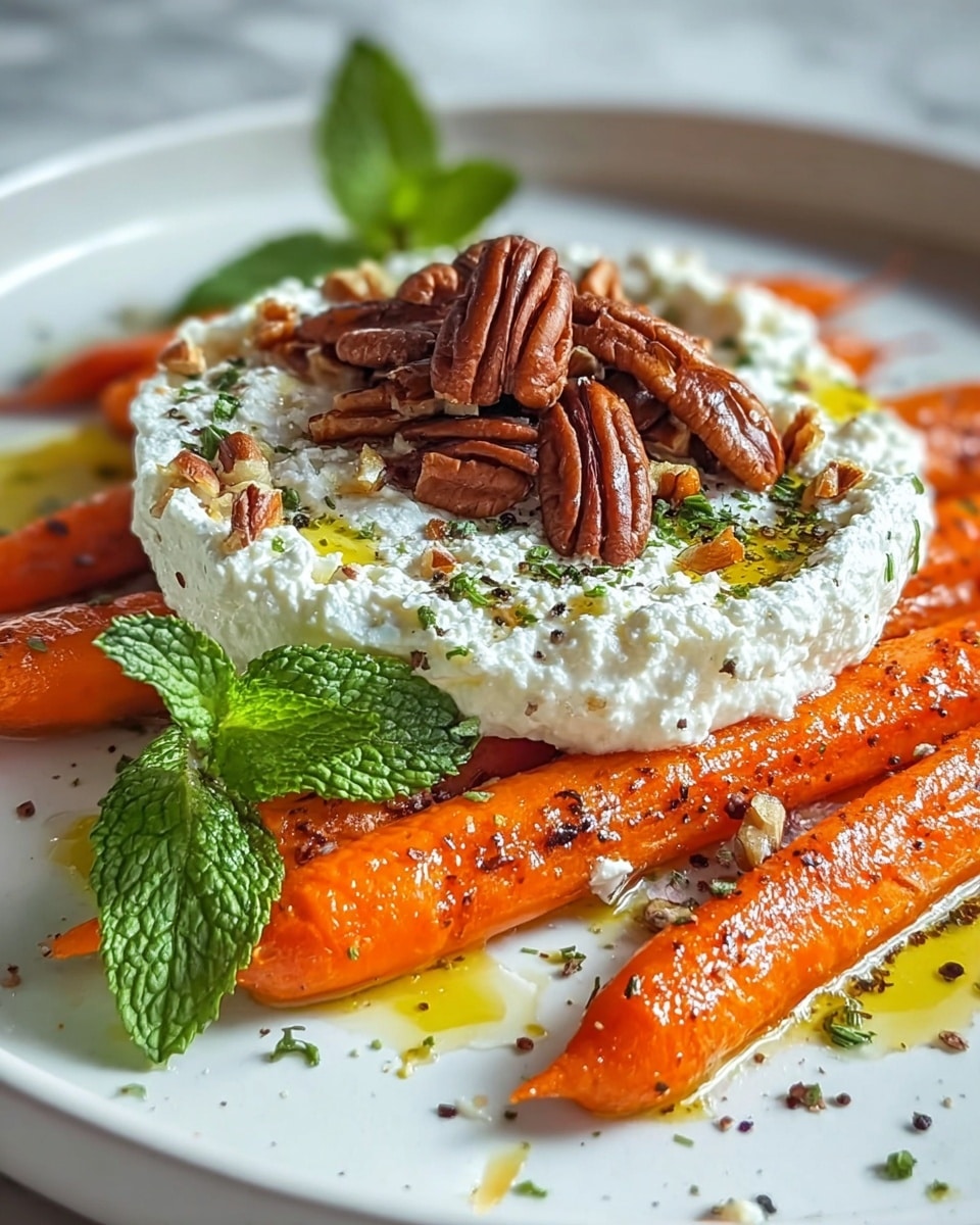 Roasted Carrots with Whipped Ricotta and Hot Honey Recipe - Recipe Image