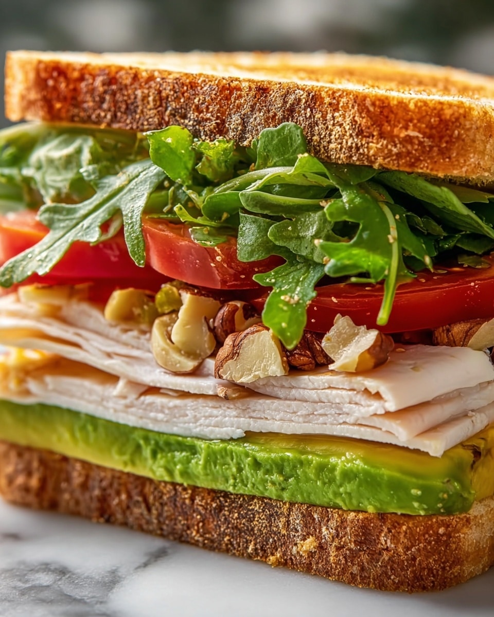 Honey Mustard Turkey Avocado Sandwich Recipe - Recipe Image