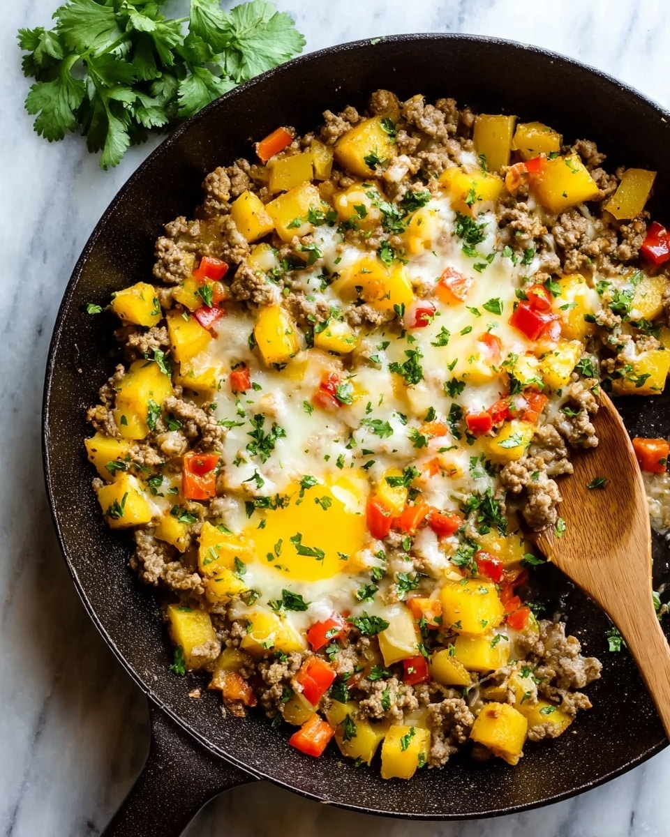 Mexican Ground Beef and Potato Skillet Recipe - Recipe Image