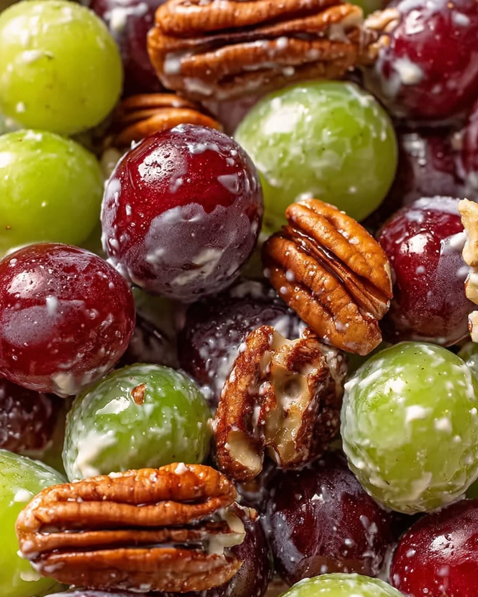 Grape Salad with Brown Sugar & Pecans Recipe - Recipe Image