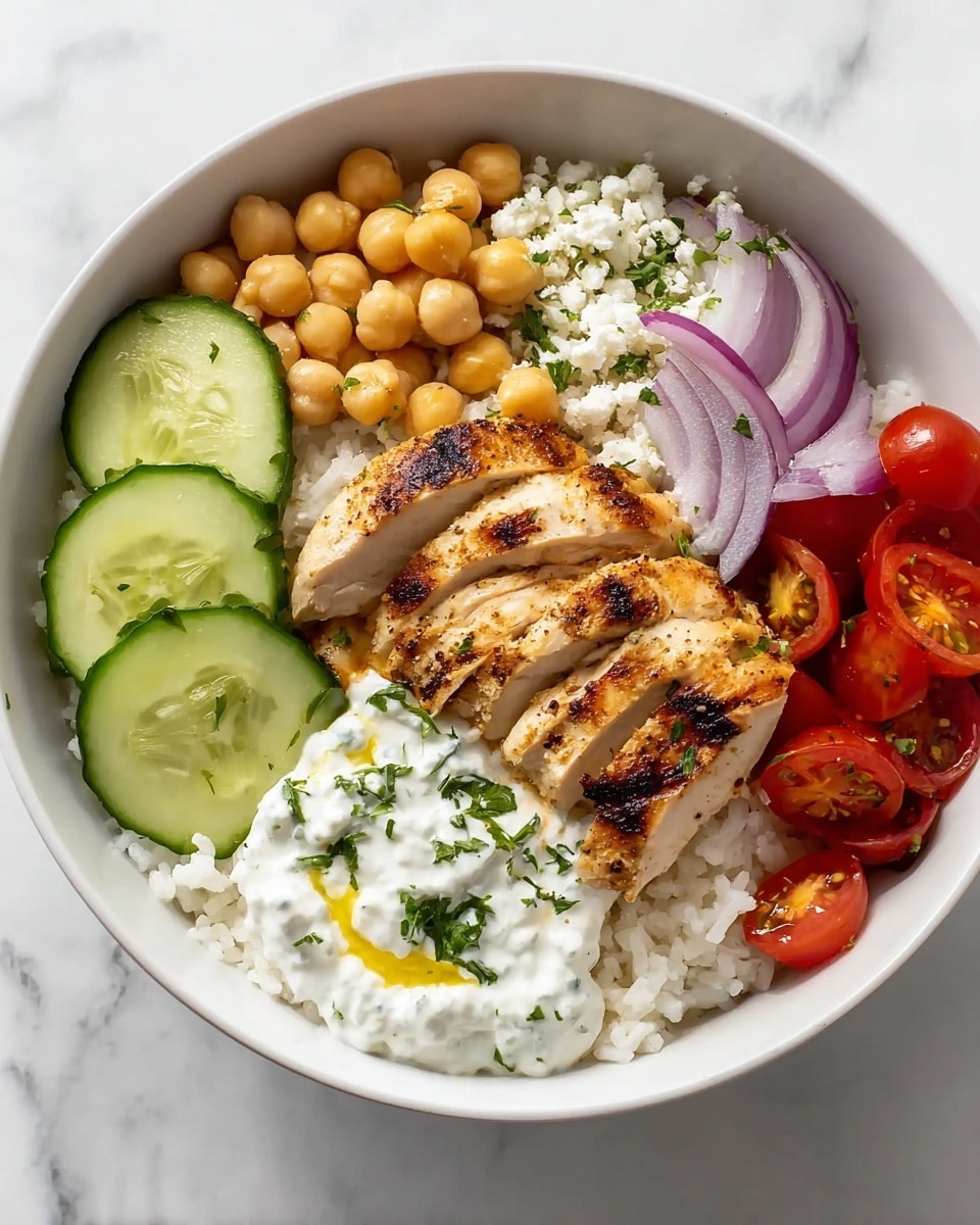 Mediterranean Chicken & Rice Bowls Recipe - Recipe Image