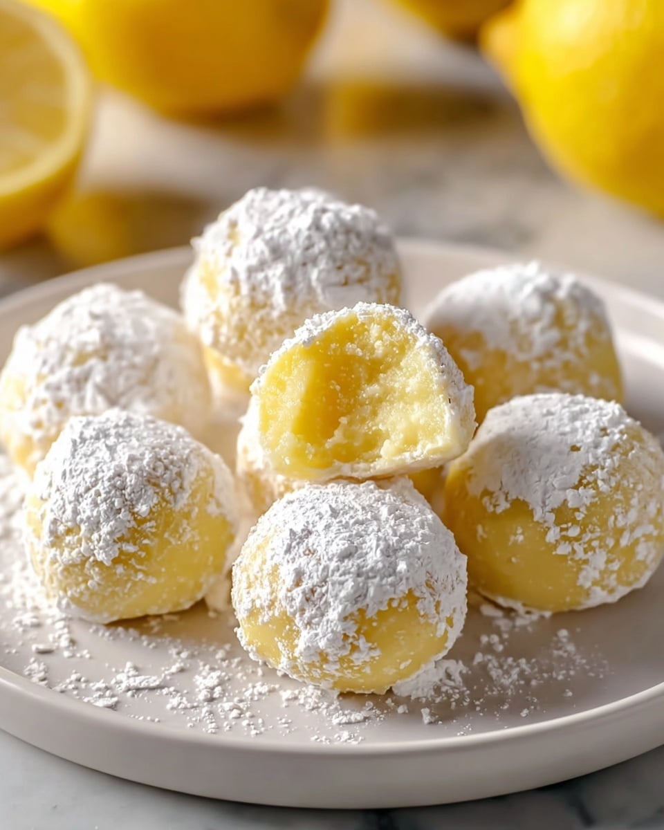 Lemon Truffles Recipe - Recipe Image