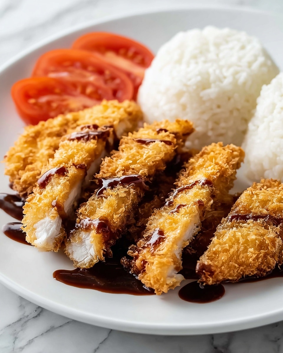 Crispy Chicken Katsu with Homemade Katsu Sauce and Classic Sides Recipe - Recipe Image