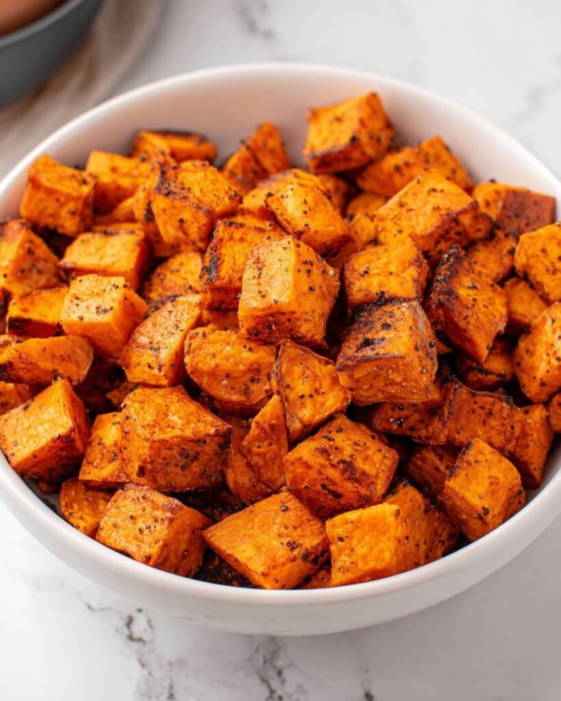 Crispy Roasted Sweet Potatoes Recipe