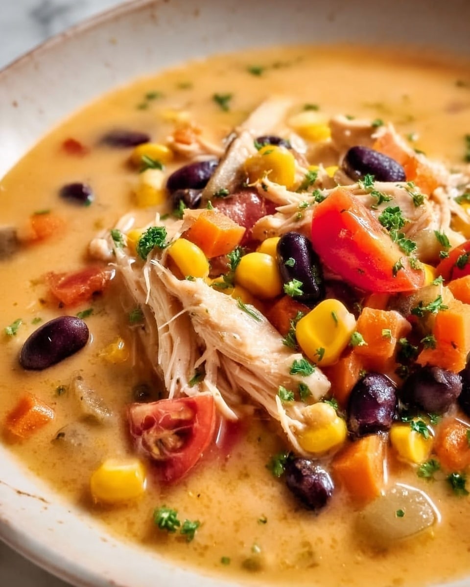 Easy Chicken Taco Soup Recipe