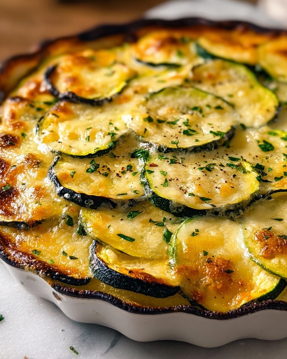 Zucchini and Yellow Squash Au Gratin Recipe - Recipe Image