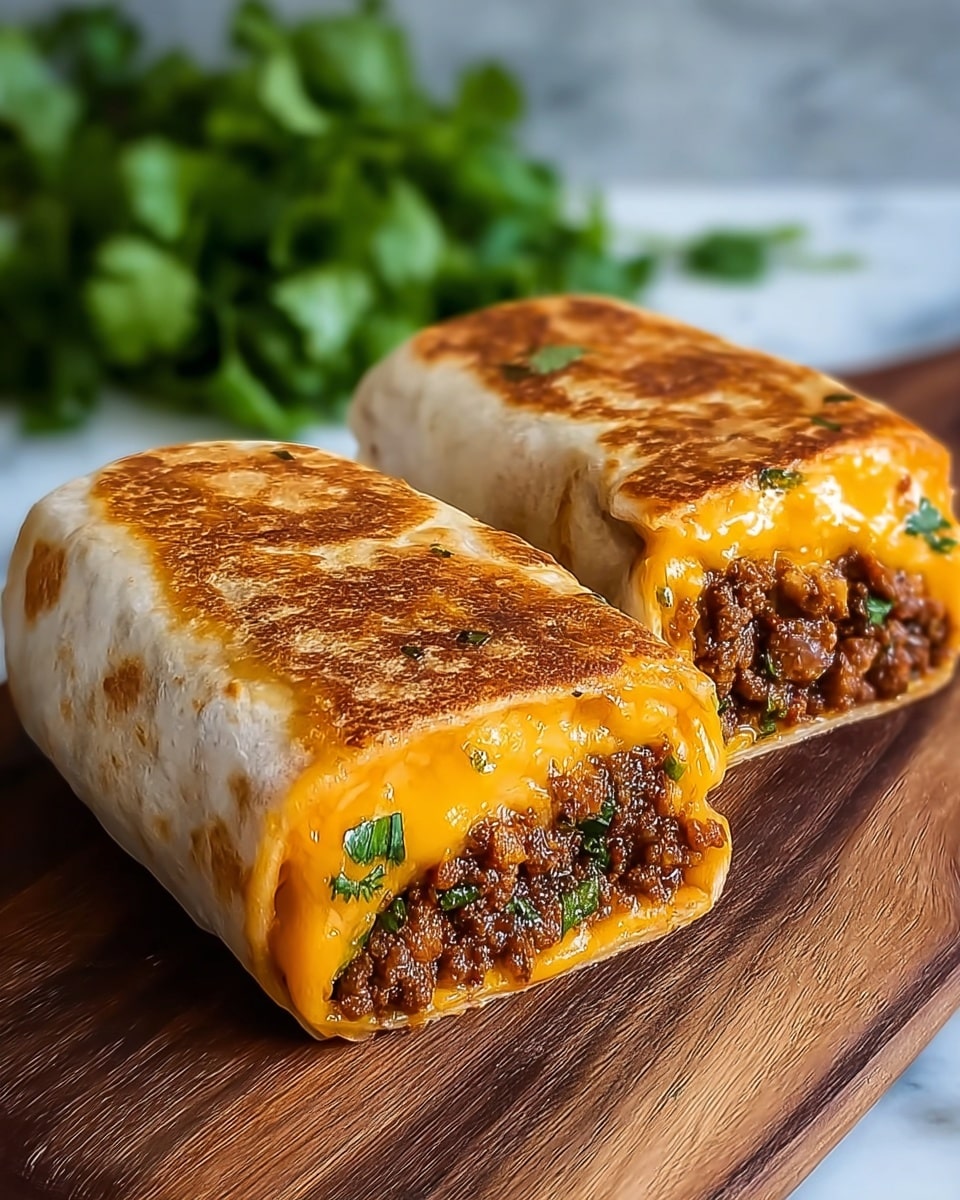 Garlic Butter Beef Cheeseburger Rollups Recipe - Recipe Image