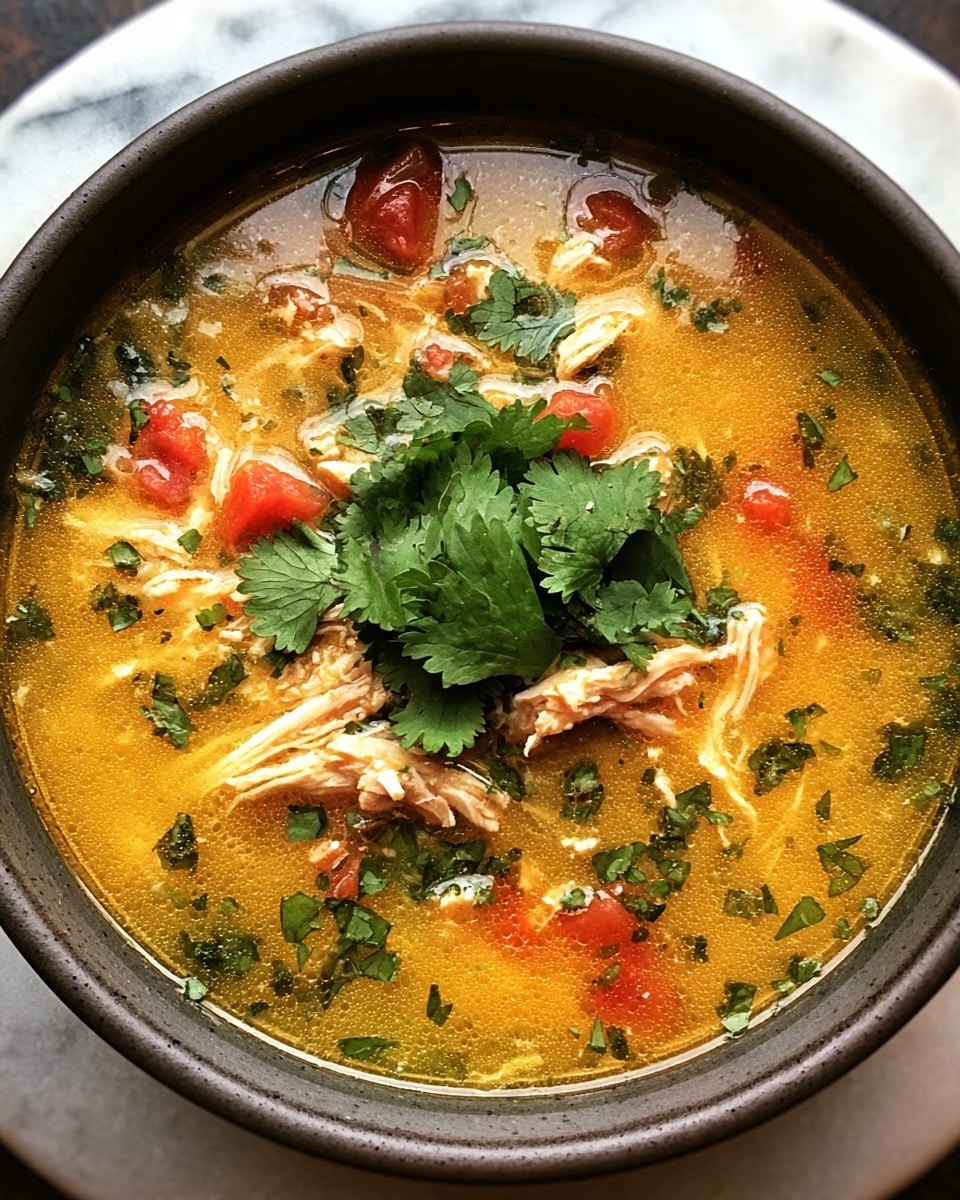Green Chicken Enchilada Soup Recipe - Recipe Image