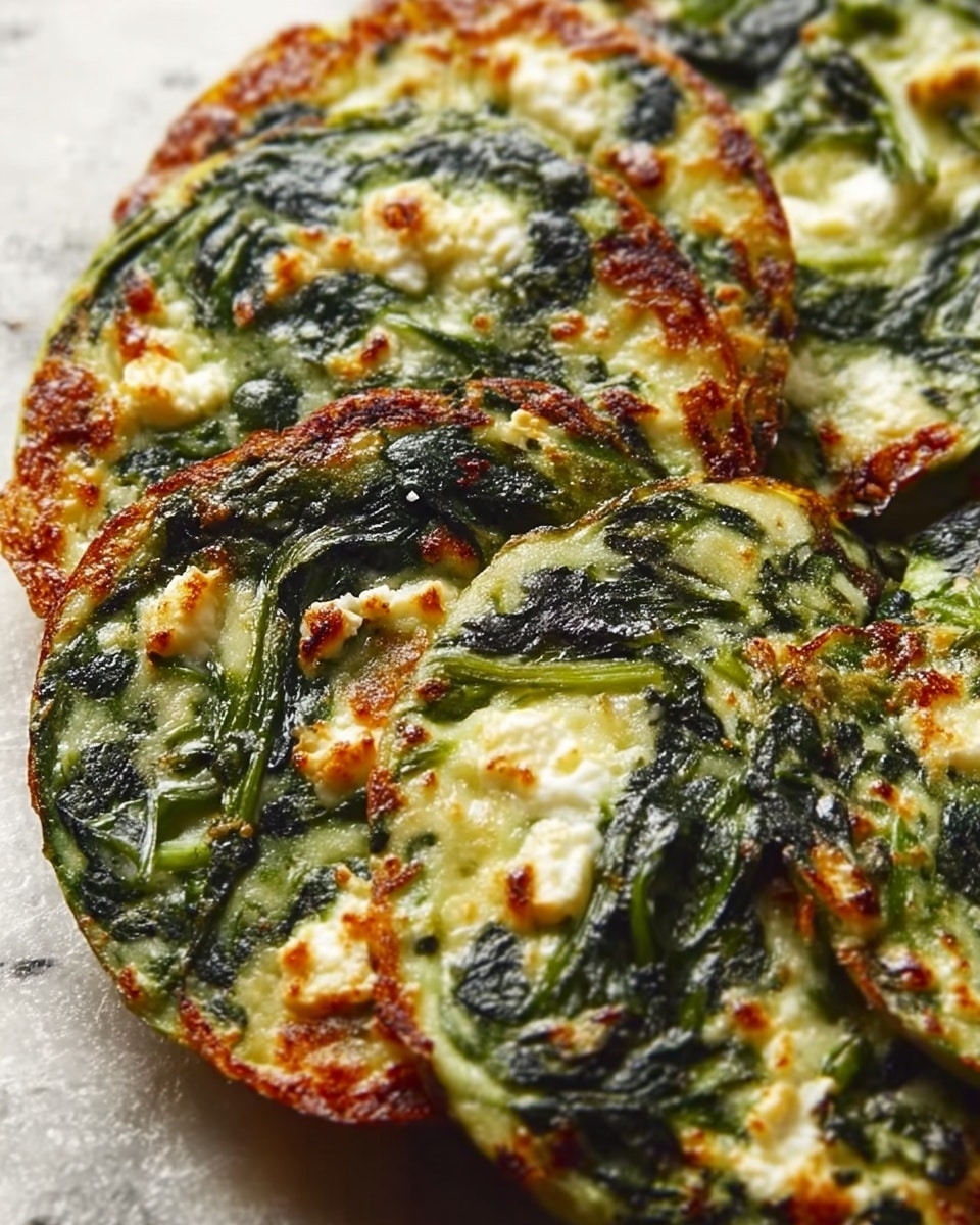 Mediterranean Spinach and Feta Crisps Recipe - Recipe Image