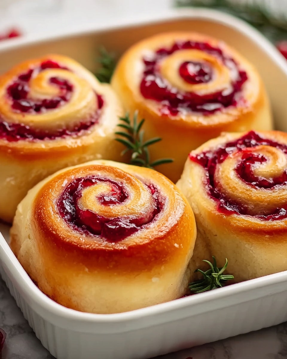 Cranberry Orange Sweet Rolls Recipe - Recipe Image