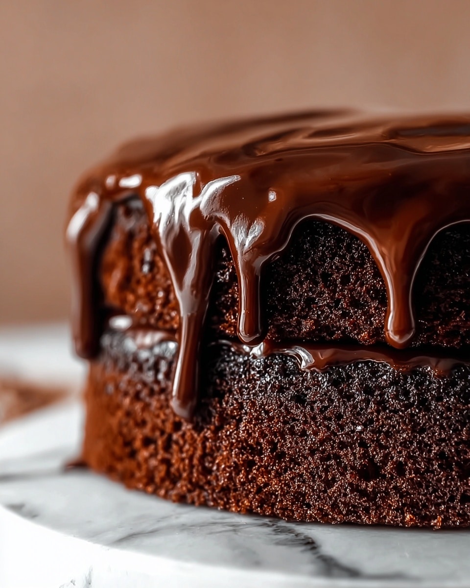 Chocolate Sour Cream Pound Cake Recipe - Recipe Image