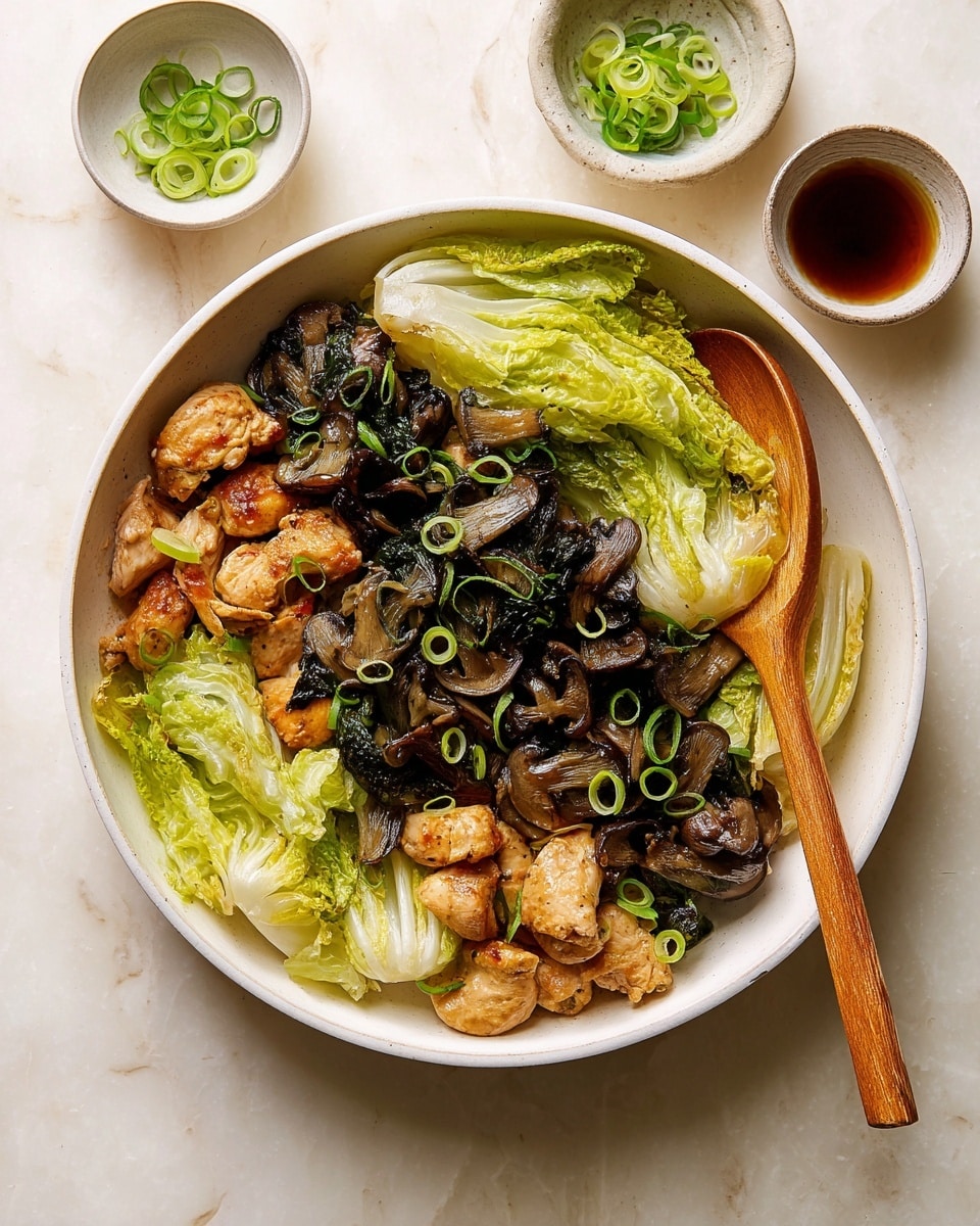 Chinese Chicken Cabbage Stir-Fry Recipe - Recipe Image