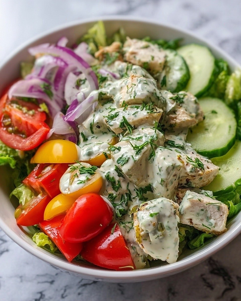 Tzatziki Chicken Salad Recipe - Recipe Image