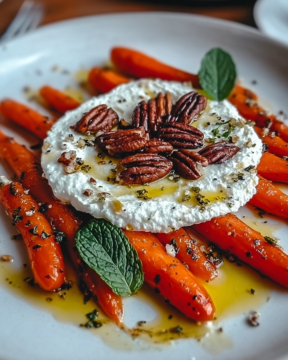 Roasted Carrots with Whipped Ricotta and Hot Honey Recipe - Recipe Image